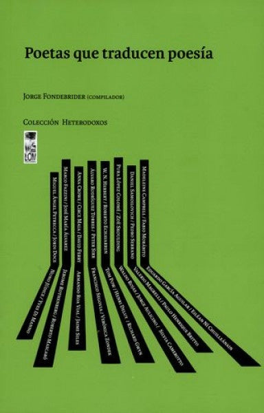 Poetas que traducen poesía | Jorge Fondebrider