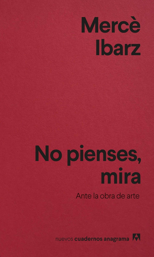 No pienses, mira. Ante la obra de arte (cuadernos) | Mercè Ibarz