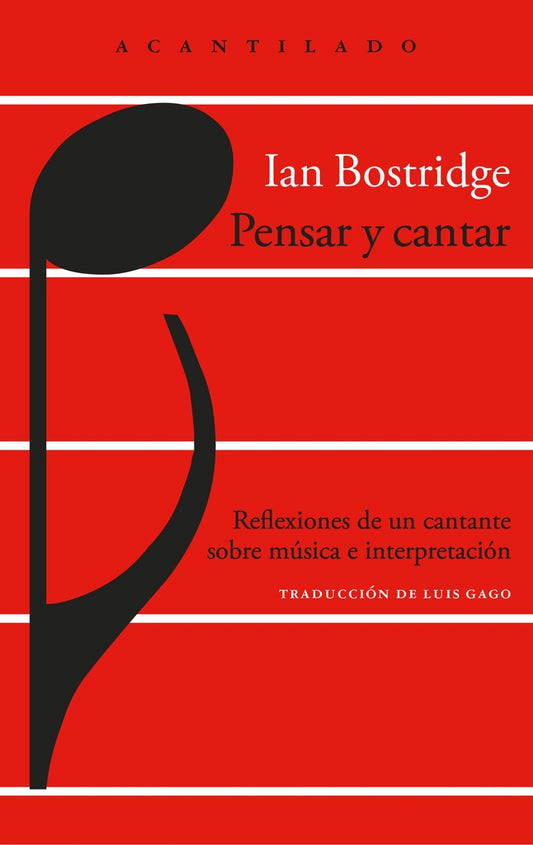 Pensar y cantar | IAN BOSTRIDGE