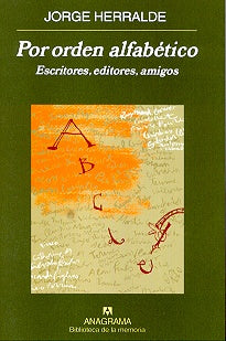 Por orden alfabético | Jorge Herralde