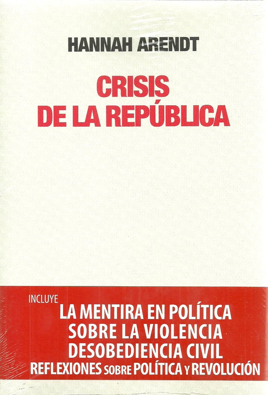 Crisis de la república | Hannah Arendt