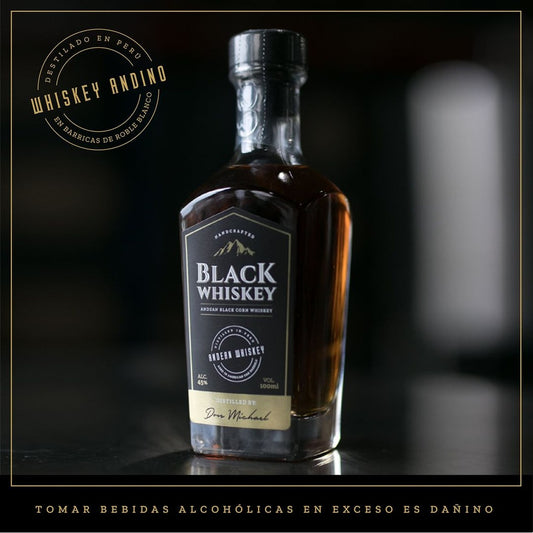 Black Whiskey | Don Michael | Whiskey | 100 ml | Perú | Maiz Nergro de Cuzco, Trigo peruano