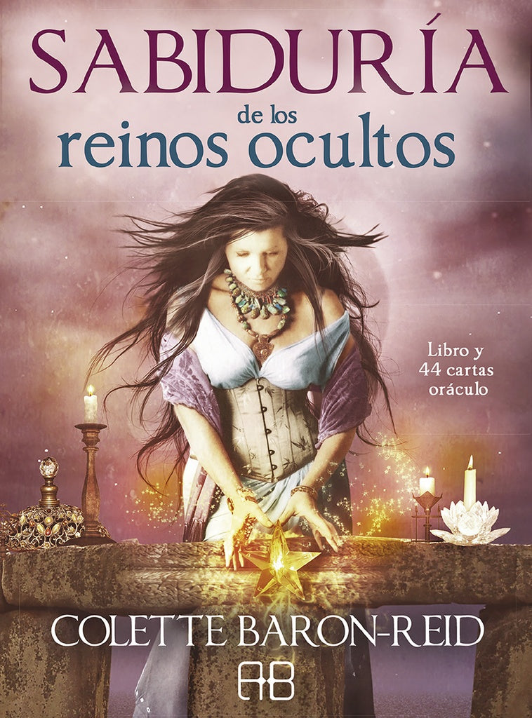 Sabiduría de los Reinos Ocultos: Libro y 44 Cartas Oráculo | Colette Baron-Reid