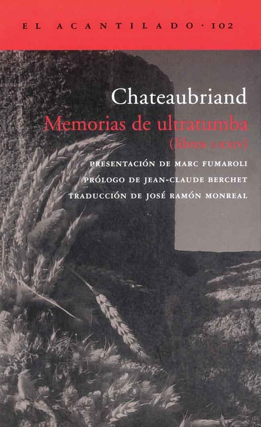 Memorias de Ultratumba | François De Chateaubriand