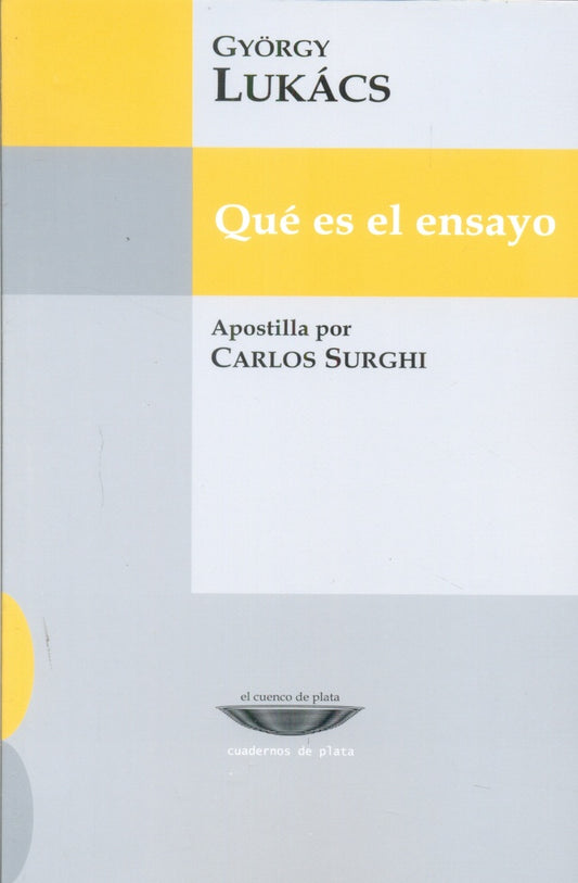 Qué es el ensayo | György Lukács