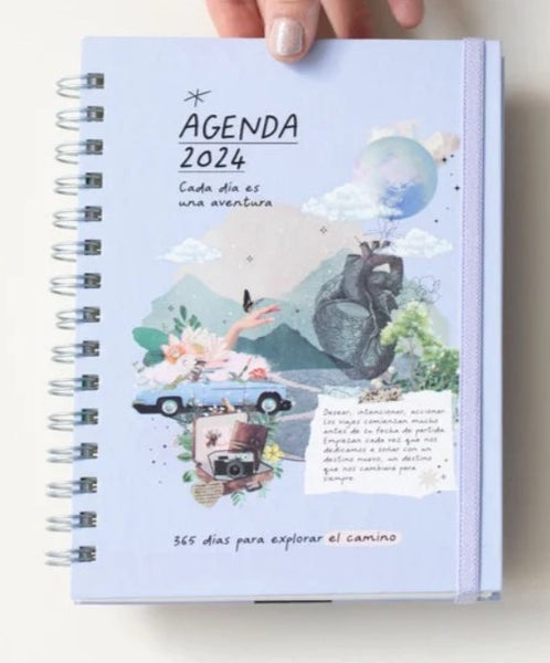 Agenda 2024 A5 Semanal Collage  AA VV – Book Vivant - Tienda del buen vivir